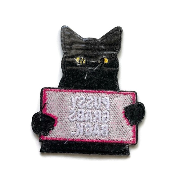 Pussy Grabs Back Embroidered Patch - Picture 3 of 3